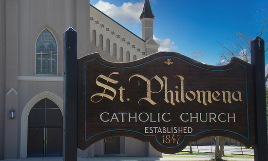 St. Philomena Catholic Church, established 1847, Labadieville, Louisiana