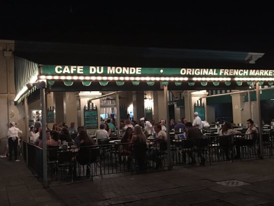 Cafe du Monde at the French Market in New Orleans