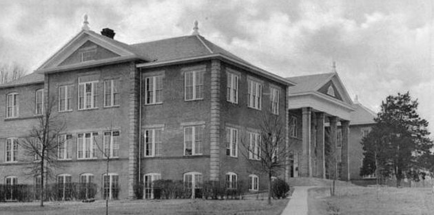 The Old Main Building at Louisiana Polytechnic Institute ... earlier years