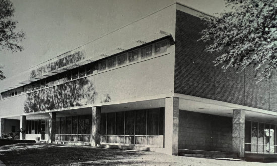 Prescott Memorial Library at Louisiana Polytechnic Institute in Ruston, Louisiana