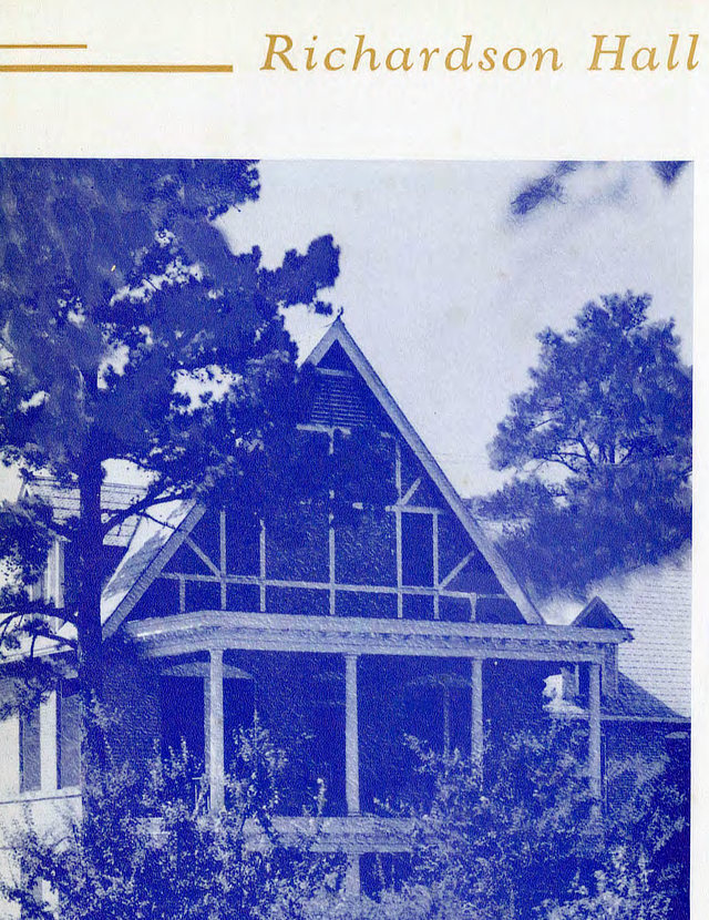 Richardson Hall for women at Louisiana Polytechnic Institute, Ruston, Louisiana, 1940
