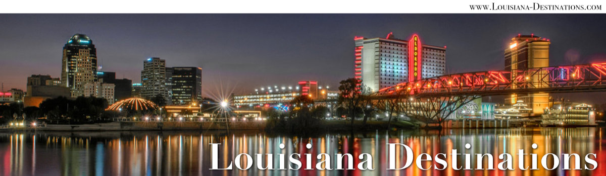 Shreveport and surrounding cities and towns in North Louisiana