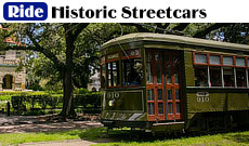 Ride the historic streetcar lines in New Orleans