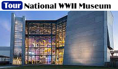 The National World War II Museum in downtown New Orleans, Louisiana