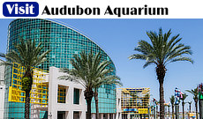 Audubon Aquarium in downtown New Orleans, Louisiana