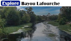 Bayou Lafourche in Southern Louisiana: location, maps, cities, attractions and history